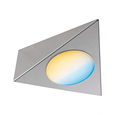 Afbeelding van Paulmann 99958 LED meubellamp Clever Connect spot Trigo tunable white 12 V incl. 1x2,1 watt dimbaar nikkel geborsteld metaal 2700 6500K