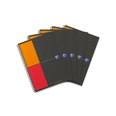 Afbeelding van Notitieboek Oxford Notebook Connect B5 ruit 5 stuks