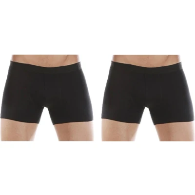 Afbeelding van Embrator 2 stuks mannen Boxershort zwart maat XL