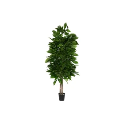 Afbeelding van Boomstructuur Home ESPRIT Polyester Hout 100 x 185 cm