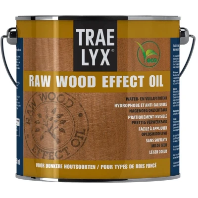 Afbeelding van Trae Lyx Raw Wood Effect Oil Donkerhout 2,5 liter