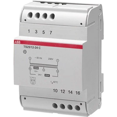 Afbeelding van ABB TS40/12 24 C transformator 40 VA 12 V, wit