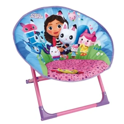 Afbeelding van GABBY AND THE MAGIC HOUSE Opvouwbare maanzit voor kinderen h.47 x l.54 d.42 cm