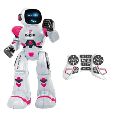 Afbeelding van Xtrem Bots Sophie Robot Speelgoed Op Afstand Bestuurbare robotspeelgoed en Progammeerbare voor 5 Jarigen Intelligente Kinderen