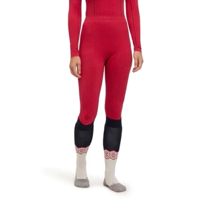 Afbeelding van FALKE Dames baselayer broek Maximum Warm Trend 3/4 W TI functioneel materiaal sneldrogend 1 stuk, roze (rood 8644), S