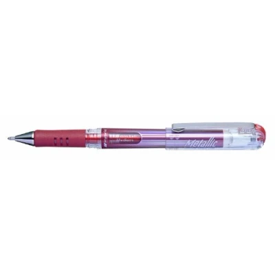 Afbeelding van Pentel K230 MEO Hybrid Gel Metallic Grip DX Rollerball Pen met gepigmenteerde inkt, 12 He pakket, Brons