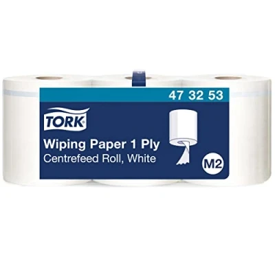 Afbeelding van Tork Wiping Centerfeed Poetspapier Wit M2