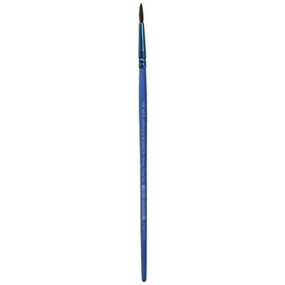 Afbeelding van Lefranc &amp; Bourgeois 175131 kinderen penseel van ponyhaar, ronde kwast nr. 4 voor tempera, acrylverf, inkt en aquarelverf