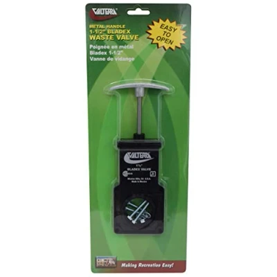 Afbeelding van Valterra T1001VPM Bladex 1 1/2&quot; Afvalklephuis met metalen handvat, zwart