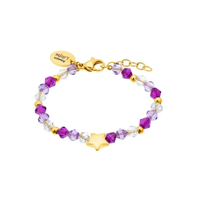 Afbeelding van Prinzessin Lillifee Schmuckstein Armband voor kinderen, Maat: 17, Multicolor