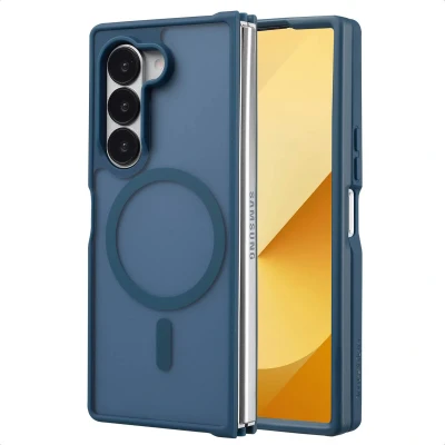 Afbeelding van imoshion Hoesje Geschikt voor Samsung Galaxy Z Fold 6 Color Guard Backcover MagSafe Donkerblauw