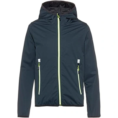 Afbeelding van killtec Boy&#039;s Overgangsjasje met capuchon, opvouwbaar KOS 167 BYS JCKT, dark petrol, 176, 38365 000