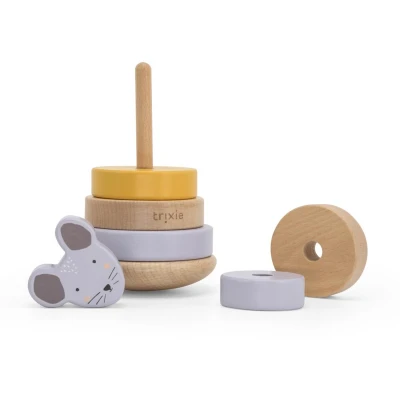 Afbeelding van Trixie Houten Stapeltoren Mrs. Mouse
