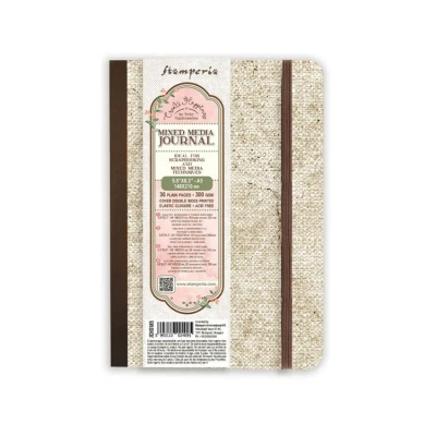 Afbeelding van Stamperia International Create Happiness Paper Mixed Media Journal, meerkleurig, A5