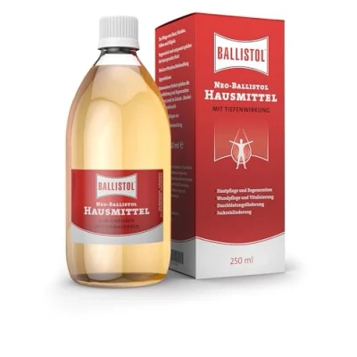 Afbeelding van ballistol 26210 Neo huismiddeltje 250 ml massageolie om in te wrijven, inmasseren, wondbehandeling, desinfecterend