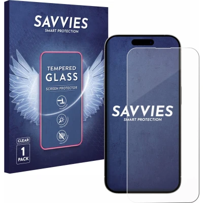 Afbeelding van Savvies Glas Screenprotector voor Apple iPhone 15 Plus Gehard Beschermglas 9H