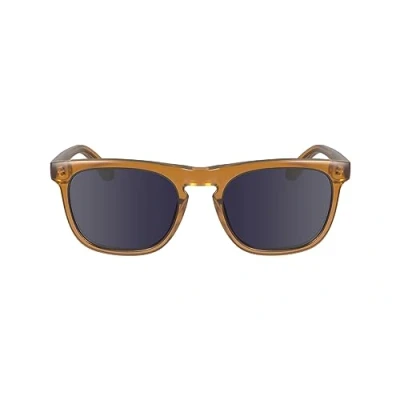 Afbeelding van Calvin Klein Unisex CK23534S 261 Occhiali da sole Bio iniettato Marrone Blu Squadrata Normale