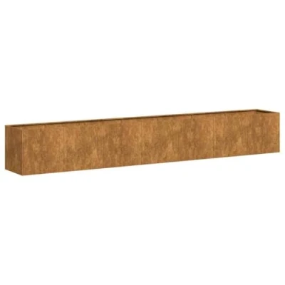 Afbeelding van Plantenbak roestig 280x40x40 cm weervast staal