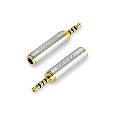 Afbeelding van Vention 3.5mm Vrouwelijke naar 2.5mm Mannelijke Audio Adapter Converter Premium Kwaliteit Hoofdtelefoon Oortelefoon Headset tot 3 Ring Jack Stereo of Mono(2 Pack)