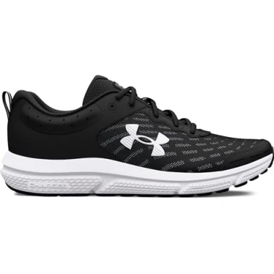 Afbeelding van Under Armour UA Charged Assert 10 Heren Sportschoenen Zwart Wit