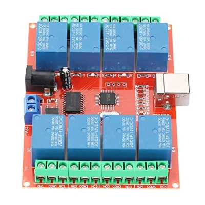 Afbeelding van Module Relais USB controleschakelaar met 12 kanalen gelijkstroom 8 kanaals controller schakelaar High Performance Import