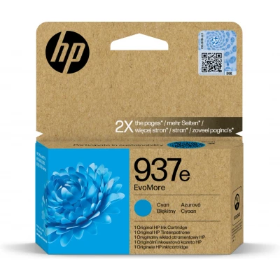 Afbeelding van HP 937e EvoMore originele cyaan inktcartridge