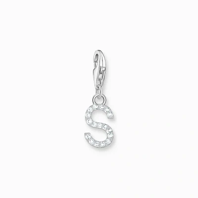 Afbeelding van Thomas Sabo 1956 051 14 Charm Dames 925er Zilver Letter S