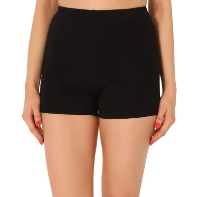 Afbeelding van Merry Style MS MS10 358 LE Dames Leggings Sport Vrijetijdsbroek Kort Katoen Sporbroek Yogabroek Zwart L