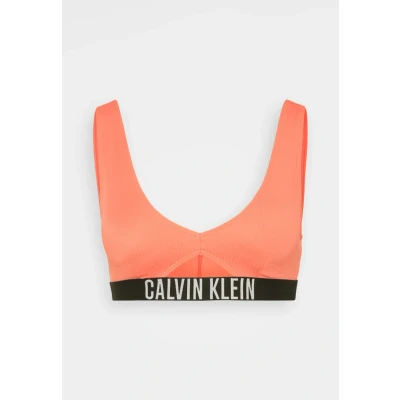 Afbeelding van Calvin Klein Swimwear Bralette NEW Bikinitop, Dames, Maat: Small, Dazzling coral