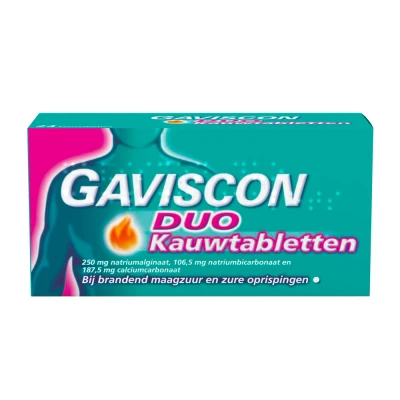 Afbeelding van Gaviscon Duo Kauwtabletten 48TB