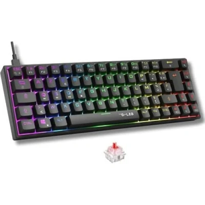 Afbeelding van Toetsenbord The G Lab KEYZ TITAN B/SP Zwart