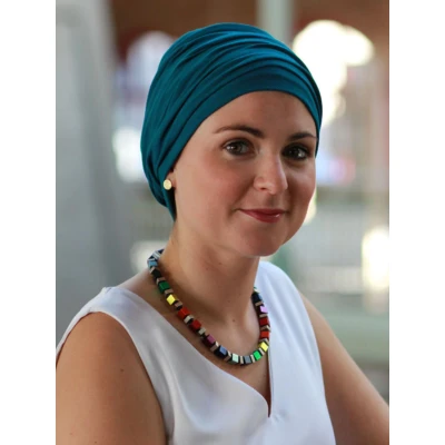 Afbeelding van Mooihoofd chemo mutsjes Top Noa turquoise
