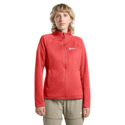 Afbeelding van Jack Wolfskin Taiga FZ W Trainingsvest, Dames, Maat: XL, Vibrant red