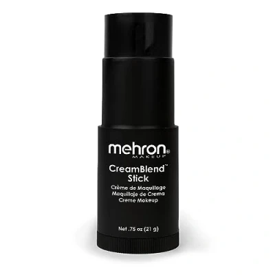 Afbeelding van Mehron make up CreamBlend Stick Gezichtsbeschildering, lichaamsbeschildering en foundation Lichaamsverf pen (zwart)