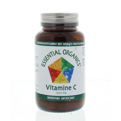 Afbeelding van Essential Organics Vitamine C 1500mg Tabletten