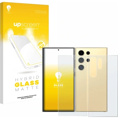 Afbeelding van upscreen Screenprotector voor Samsung Galaxy S24 Ultra (case friendly) (Voor+Achter) Folie Beschermfolie Beschermglas matte