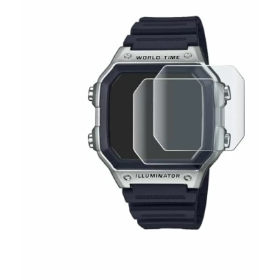 Afbeelding van BROTECT Screenprotector voor Casio AE 1200WH 1CVEF Folie Beschermfolie matte volledig dekking (2 Stuks)