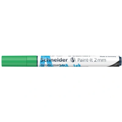 Afbeelding van Schneider acrylmarker Paint it 310 2mm groen S 120104