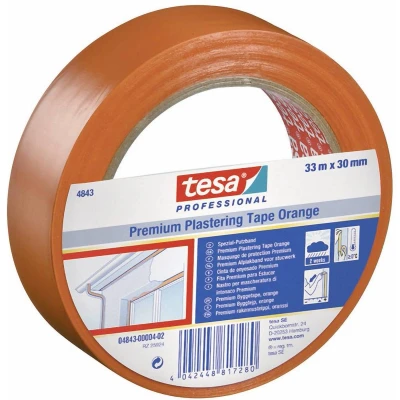 Afbeelding van tesa 4843 04 02 Pleisterband Oranje (l x b) 33 m 30 mm 1 stuk(s)