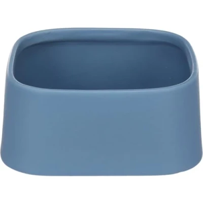 Afbeelding van EET EN DRINKPOT ZARA VIERKANT BLAUW 15x15x6CM 900ML