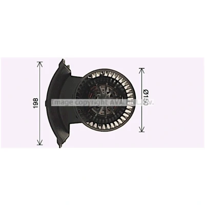 Afbeelding van Ava Cooling Kachelventilator VN8411