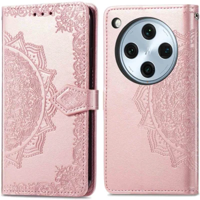 Afbeelding van Oppo Find X8 Pro Hoesje Kunstleder imoshion Bookcase Rosé goud Telefoonhoesje
