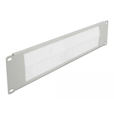Afbeelding van Delock 19″ Kabelmanagement Borstelstrip 2 U grijs