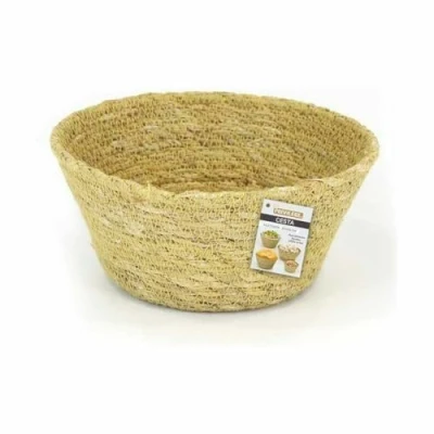 Afbeelding van Veelzijdige mand Privilege Zeegras Cirkelvormig 18 x 8 cm (24 Stuks)
