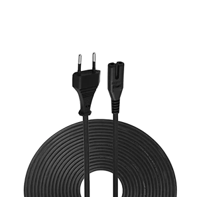 Afbeelding van WICAREYO AC netsnoer voor PS4 PS5, verlengde 3 m EU stekker, kabel, stroomkabel, voedingskabel, vervanging Playstation 4, PS3, PS2, Xbox One S/X GameCube PIXMA MG Serie