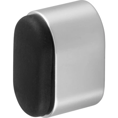 Afbeelding van Hermeta Deurbuffer aluminium F 1/rubber ovaal 25mm mat naturel geanodiseerd