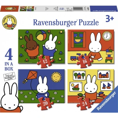 Afbeelding van Ravensburger nijntje 4 in 1 box blokpuzzel 24 stukjes