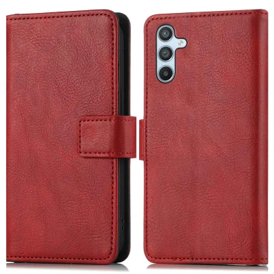 Afbeelding van Samsung Galaxy A54 (5G) Hoesje Kunstleder iMoshion Bookcase Rood Telefoonhoesje