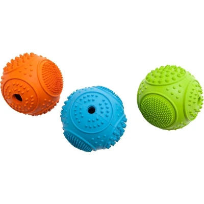 Afbeelding van Flamingo Hondenspeelgoed Ruffus Dental Bal Assorti 7.5 x cm
