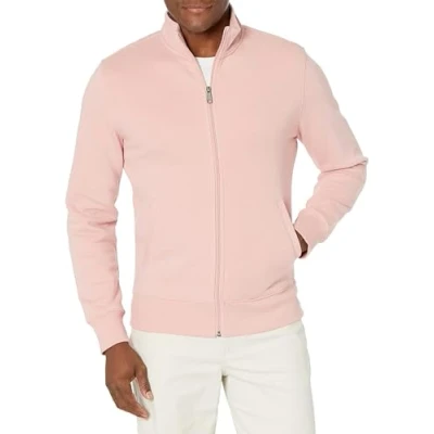 Afbeelding van Amazon Essentials Fleece Mock Neck Sweatshirt met volledige rits Roze, Medium